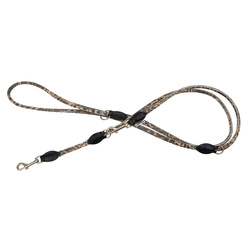 Barry King  Smycz dla psa wzór Cheetah regulowana okrągła 12mm/220cm