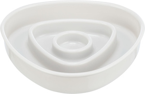Trixie Miska Slow Feeding szara plastik/TPR 0,35 l/15x15cm spowalniająca jedzenie