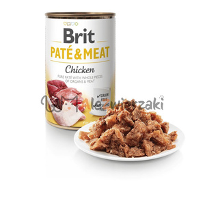Brit Pate&Meat z kurczakiem 400g