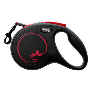 Flexi New Classic smycz dla psa black fire M 5m taśma