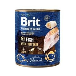 Brit Premium by Nature karma mokra dla psa z rybą 800g