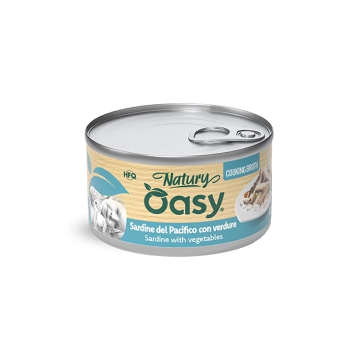 Oasy Natury Broth Sardynki/Warzywa 85g