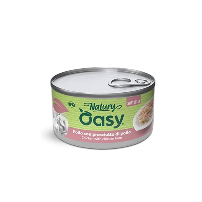 OASY Natury Soft Jelly - Kurczak z szynką 150g