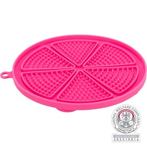 Trixie Taca na przysmaki Lick'n'Snack dla psa różowa silikon 18cm z przyssawkami
