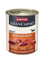 Animonda GranCarno Adult Serca Drobiowe 800g