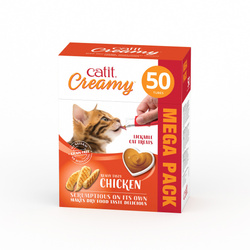 Catit Creamy Megapack przysmak dla kota kurczak 50x10g