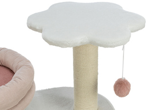 Trixie Isabella drapak dla kota biały/różowy 70cm