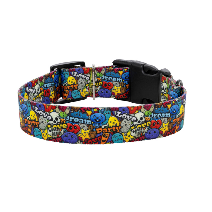 Barry King Obroża taśma dla psa Dream Party 16mm/30-47cm