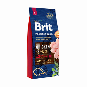 Brit Premium by Nature Adult L kurczak 15kg sucha karma