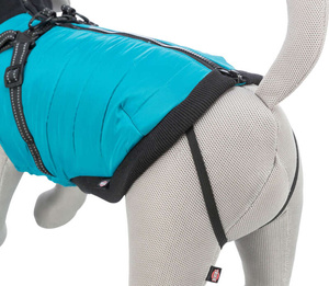 Trixie Pontis płaszczyk z szelkami dla psa morski S: 40cm