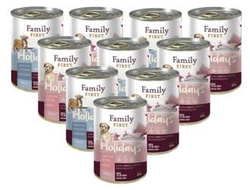 Family First Holidays Mix Smaków dla szczeniąt 12x400g