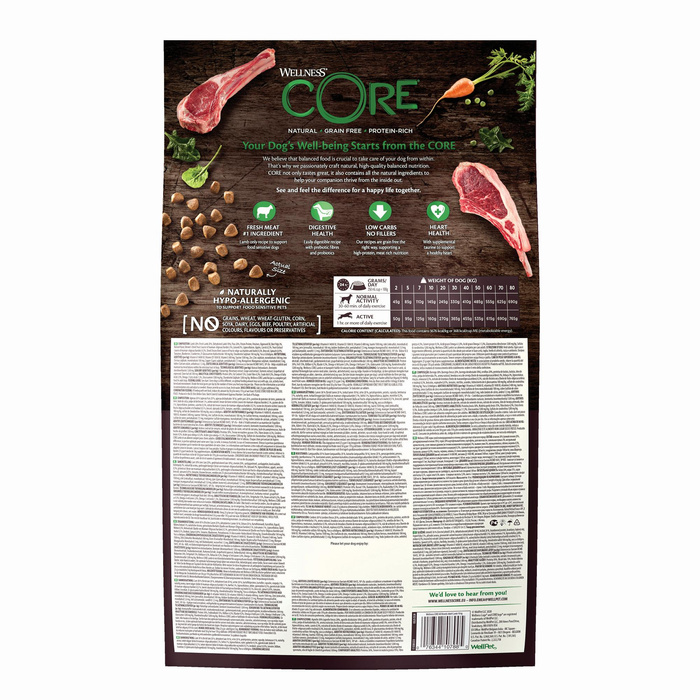 Wellness Core Adult Lamb dla dorosłych psów jagnięcina 10kg