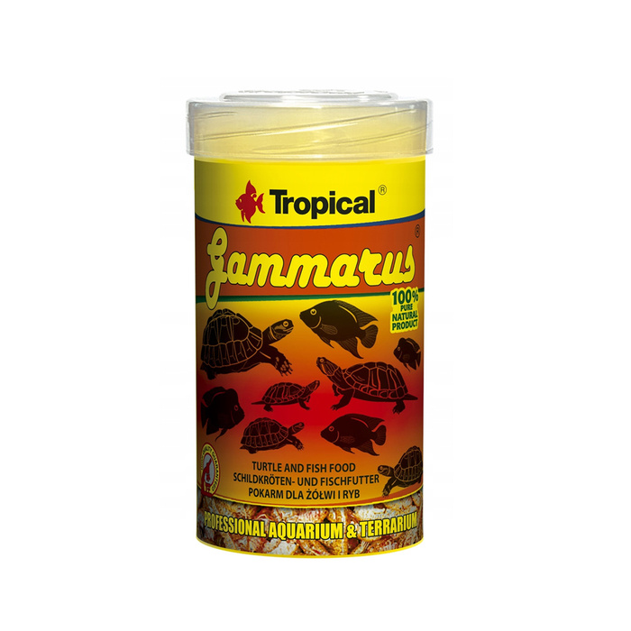 Tropical Gammarus Pokarm dla żółwi i dużych ryb 100ml/12g