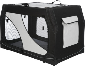 Trixie Box transportowy Vario 40 M-L: 91x58x61cm nylon czarno-szary