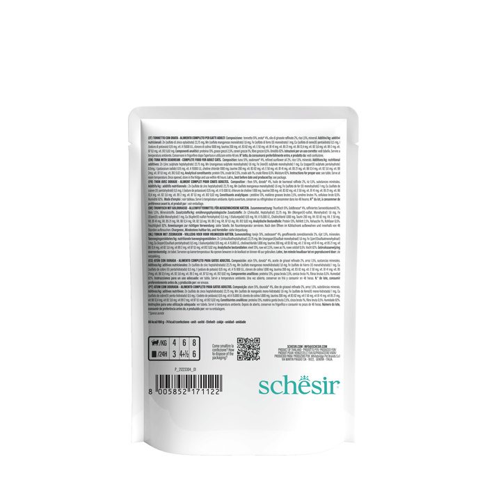 Schesir pouch tuńczyk dorada w galaretce 85g