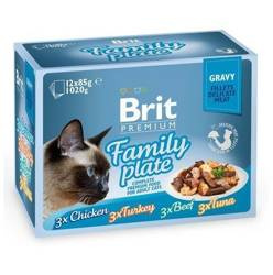 Brit Premium Family Plate w sosie 12x85g