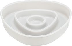 Trixie Miska Slow Feeding szara plastik/TPR 0,35 l/15x15cm spowalniająca jedzenie