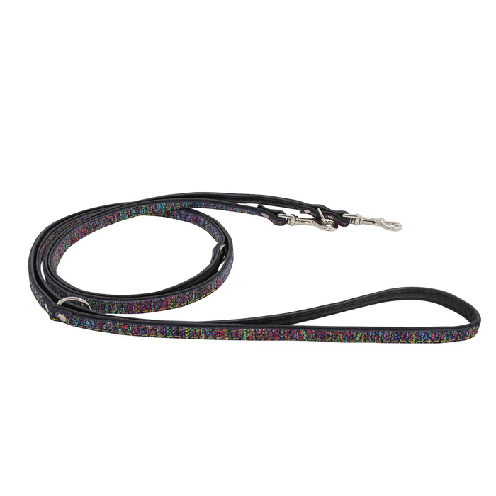 Barry King Smycz regulowana dla psa skórzana Laser M-L 20mm/200cm