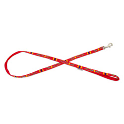 Barry King Smycz czerwona wzór etniczny taśma polipropylenowa 20mm/120cm