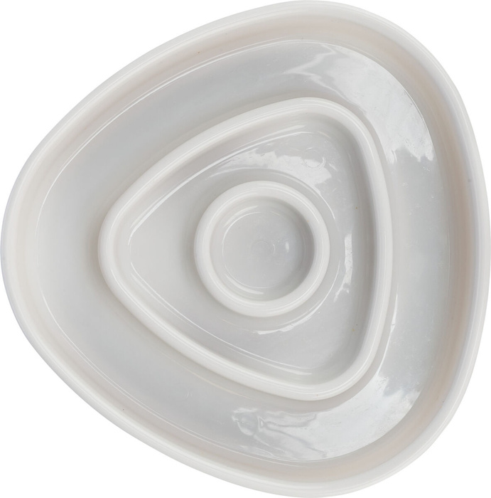 Trixie Miska Slow Feeding szara plastik/TPR 0,35 l/15x15cm spowalniająca jedzenie