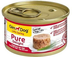 GIMDOG Pure Delight tuńczyk z wołowiną 85g