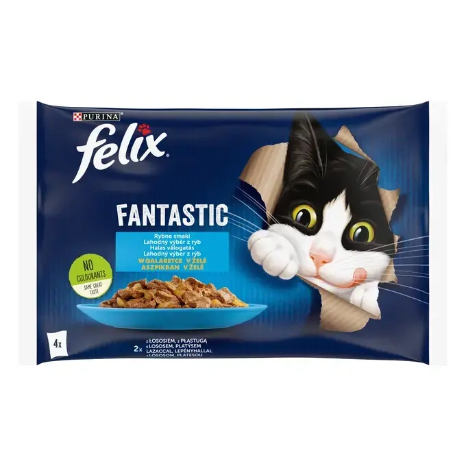 FELIX® Fantastic Rybne Smaki w galaretce 4x85g