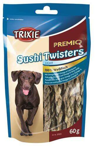 Trixie Premio Sushi Twisters z białą rybą 60g