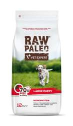 Raw Paleo Large Puppy wołowina 12kg