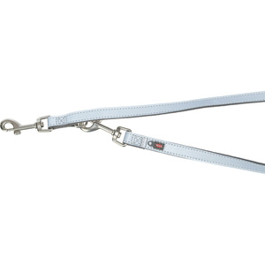 Trixie Premium Reflect smycz regulowana dla psa grafitowa L-XL: 2,00m/25mm odblaskowa