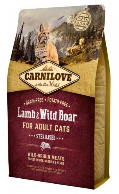 Carnilove Lamb & Wild Boar Sterilised 6kg