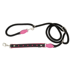 Barry King Smycz regulowana Skóra Łoś Strong Koła 25mm/12/220cm różowy