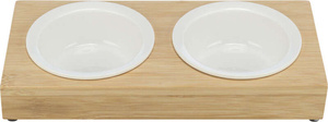 Trixie Miski na stojaku dla psa/kota 2x0,25l/12cm/30x5x14cm