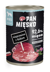 Pan Mięsko Adult wieprzowina z dzikiem 400g