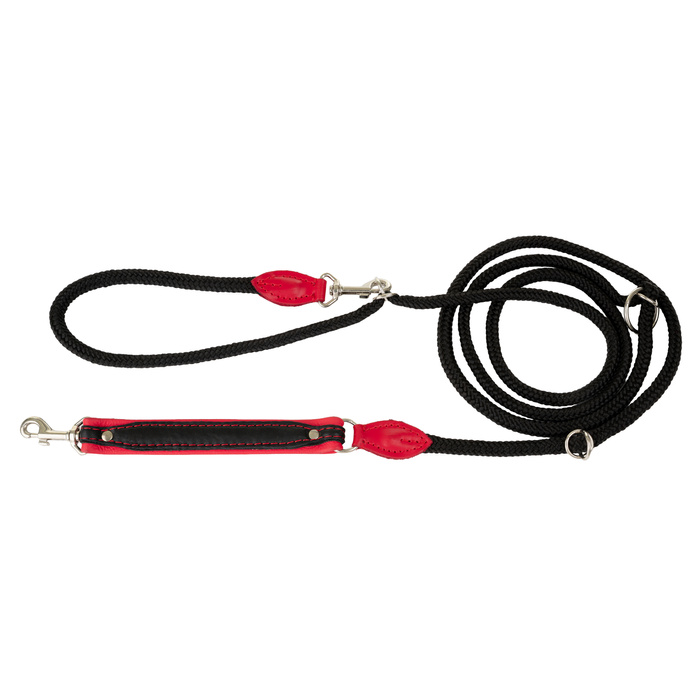 Barry King Smycz regulowana Skóra Łoś 20mm/6/220cm czerwony