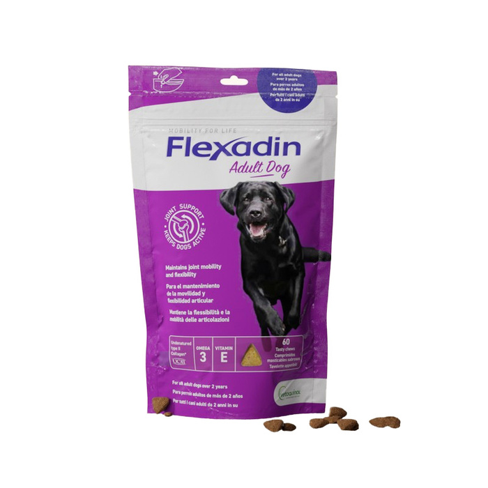 Flexadin dla dorosłych psów dużej rasy na stawy 60 sztuk