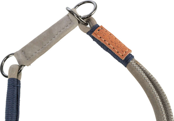 Trixie Obroża zaciskowa Be Nordic XL: 60cm/10mm szara