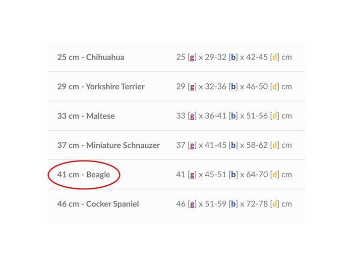 amiplay Kurtka Puchowa Bronx 41 cm Beagle moro