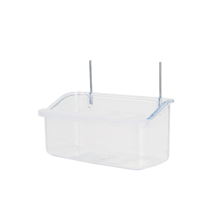 Panama Pet Karmidło do klatki dla ptaków przezroczyste 11,5x6x5,5cm