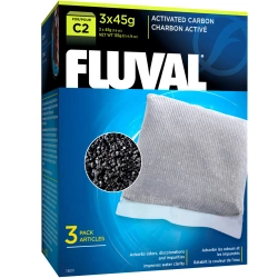 Fluval Activated Carbon Wkład węglowy do filtra C2 3x45g