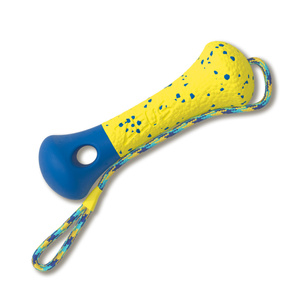 Zeus Nitro kość z linką zabawka dla psa 26 cm pływająca