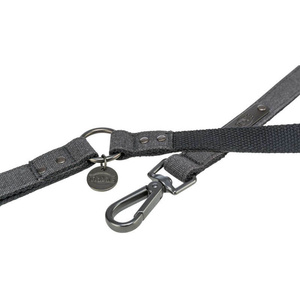Trixie Smycz V CityStyle bawełna czarna S-M: 2.00m/13mm