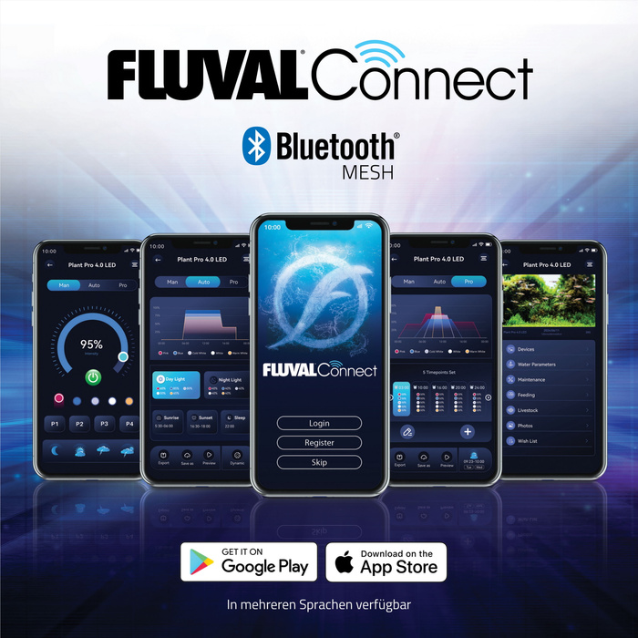 Fluval Plant 4.0 LED Oświetlenie do akwarium 46W 88,2-125,8 cm bluetooth