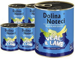 Dolina Noteci SuperFood Cielęcina i Jagnięcina 6x800g