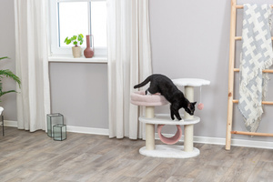 Trixie Isabella drapak dla kota biały/różowy 70cm