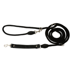 Barry King Smycz regulowana Skóra Łoś 20mm/6/220cm czarny