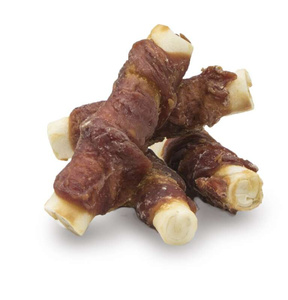 Hau&Miau patyki ze skóry oplecione kaczką 500g