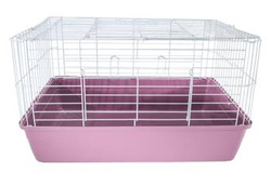 Panama Pet klatka dla gryzoni i królika biało/różowa 68,8x44,3x40,3cm