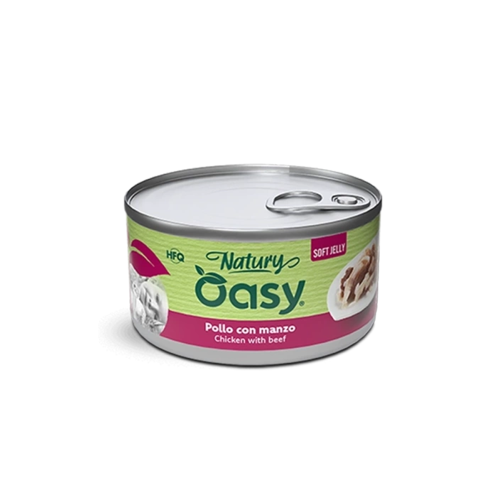 OASY Natury Soft Jelly - Kurczak z wołowiną 150g