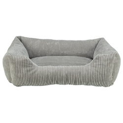 Trixie Vital Jonna legowisko ortopedyczne plusz sztruksowy szare 100x70cm