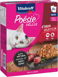 Poesie Farm Selection mix w sosie 8x85g